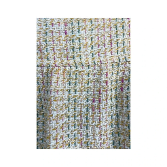 Anthropologie Mise En Scène by Ruffian Cream Tweed‎ Skirt Size 10 - Picture 5 of 8